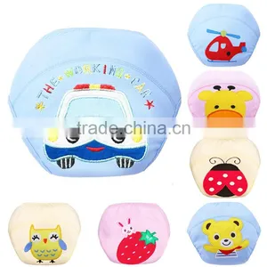 Cartoon Pattern Baby Training Pants Pure Cotton Washable Baby Cloth Diaper thumbnail-1