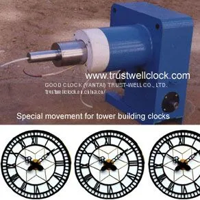 Three 3 Faces Tower Clocks Movement thumbnail-1