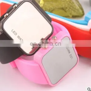 GODBEAD Super Touch Screen Electronics Women Watches Silicone Watch Soft Watchband Square Shape Big Display thumbnail-1