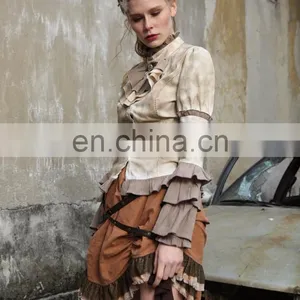 Steampunk Style Puffed Short Skirt by RQBL thumbnail-4