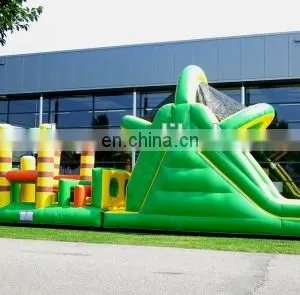 HI Professional Factory Top Grade Inflatable Obstacles Castle Giant Tunnel Inflatable Obstacle Course thumbnail-2