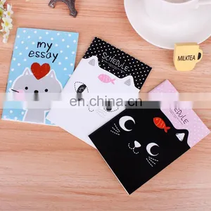 Custom Small Size Softcover School Staple Exercise Notebook/agenda With Coloring Logo Printed thumbnail-3