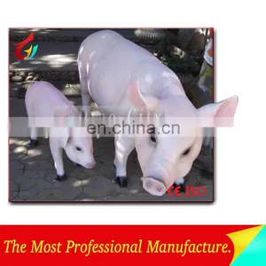 Customized Fiberglass Smulational Pig Statue thumbnail-1