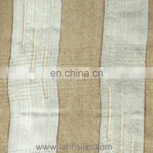 SILK FABRIC GREY AND WHITE thumbnail-1