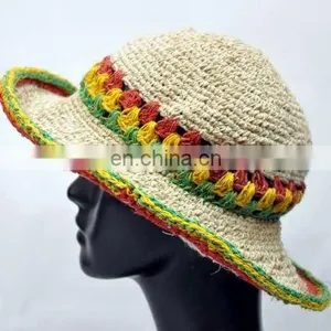 Rasta Wire Brim Hat thumbnail-1