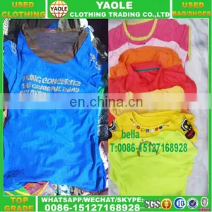 China Second Hand Clothes Bales/bulk Wholesale Used t- Shirt Price in Italy thumbnail-1