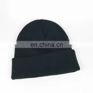 Wooly Hat Winter Cap Wooly Hat White Knitted Hat thumbnail-2