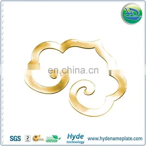Custom Company Logo Printed Gold Metal Sticker in Sheet thumbnail-5