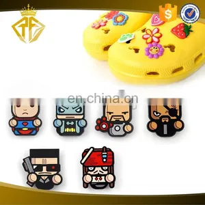 Hot Selling Fashion Soft PVC Shoe Buckle Shoe Decoration thumbnail-3