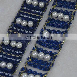 Italian Design Pearl Beads Trim for Dresses Decoration thumbnail-4