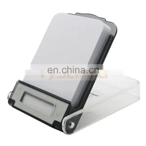 Transparent Acrylic Sticky Notes Box Creative Gifts Scratchpads With Phone Stand thumbnail-1