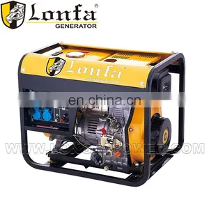 5000W Open Type Diesel Generator Set With Handle and Wheels thumbnail-2