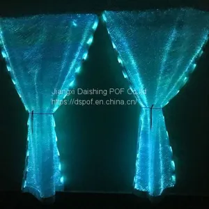 Luminous Indoor Christmas Window Curtain Led Lights up Curtain thumbnail-3