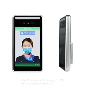 Wall-Mounted Quick Identity Verification Attendance Record Function Human Body Temperature Measurement Camera thumbnail-4