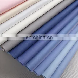 Polyester Cotton Plain Dyed Poplin Fabric Textile T/c Poplin Fabric for Uniform/shirt thumbnail-4