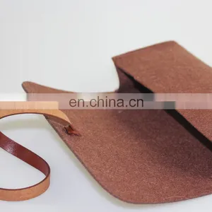 China Supplier Custom Felt Glasses Box With Leather thumbnail-4