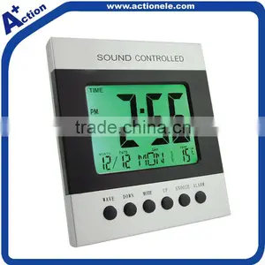 Sound Controlled Digital Table Alarm Clock thumbnail-1