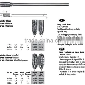 Tungsten Carbide Rotary Burr With Long Shank thumbnail-2