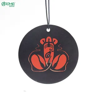 Long Lasting Smell Custom Hanging Paper Car Air Freshener thumbnail-5