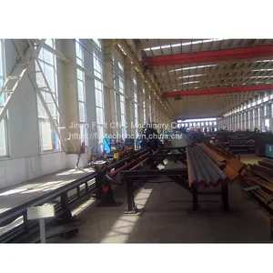 CNC Controlled Automation Angle Steel Marking, Punching And Cutting Processing Line Model JX125 thumbnail-3