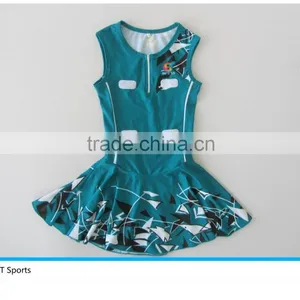 Sublimation Digital Print Uniform Netball Dress With Underwear thumbnail-2