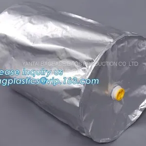 Aluminium Foil Protective Lining, Plastic Drum Cap Sheets, Barrels Liner, Bucket Liner, Pail Liner, LDPE Lay Flat Poly Bags Flat Drum Liner thumbnail-1