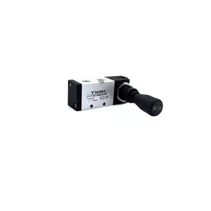 2/5 Way 1/4inch TSV86522 Pneumatic Hand Lever Manual Control Valve With Mechanically Return thumbnail-1