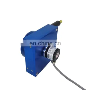 10-30V Voltage Supply 4000mm Rope Encoder Push Pull Output Draw Wire Displacement Position Sensor thumbnail-1