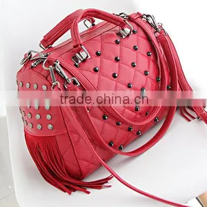 C88898A Europea Woman New Fashion Tote Bag New Arrival Woman Rivet Bags Wholesale Handbag thumbnail-2