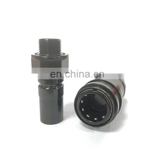 Aluminum DN5 DN8 DN12 Ball Locking Full Flow Quick-release Couplings thumbnail-3