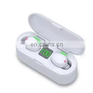 Wireless BT Earphone F9 LED Display Touch Switch Earbuds TWS With Power Bank Charging Box Noise Cancelling F9 TWS Headphones thumbnail-3