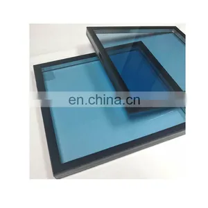 Double Glaze Low E Pane Window Tempered Triangle Commercial Doors Insulated Glass Price thumbnail-2