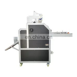 Professional Hydraulic Double Side A3 Hot Laminator Roll Laminating Machine With Automatic Breaking Function thumbnail-5