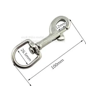 Marine Hardware 304/316 Stainless Steel Oval Swivel Snap Hook thumbnail-3