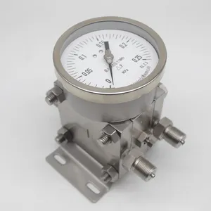 High Static Pressure Differential Pressure Gauge Differential Force Gauge, Static Pressure 10MPa thumbnail-2