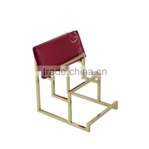 Polished Gold Wallet Display Stand, Metal Wallet Display Rack thumbnail-3