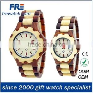 Italy Quality Natural Wood Wrist Watch With Stainless Buckle Natural Color Wooden Watch thumbnail-4