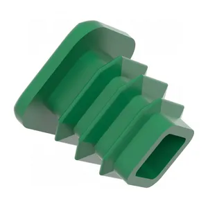 MOCAP Injection Molded 32x32mm 50x50mm Black Square Steel Tube Pipe Fittings Plastic Pyramid Cap SQPM, SQPS Series thumbnail-3
