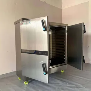 Industrial Food Steamer / Commercial Rice Steamer Cabinet /12/24 Layers Rice Steamer Machine thumbnail-4