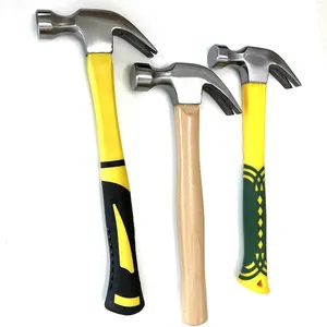 16OZ Nail Hammer Claw Hammer Rip Hammer, Fiberglass Handle thumbnail-1