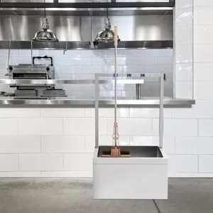 Stainless Steel Floor Mop Sink With Cleaning Tool Rack thumbnail-2