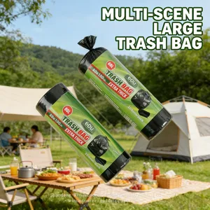 Easy Tie Drawstring Trash Bags Convenient Seal Garbage Bin Liners Disposable Waste Bags Multi-Size Household Supply thumbnail-5