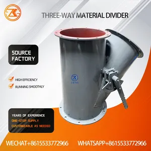 Three-way Diverter Valve, Stainless Steel Three-way Diverter, Pneumatic Diverter Valve, Y-type Valve thumbnail-3