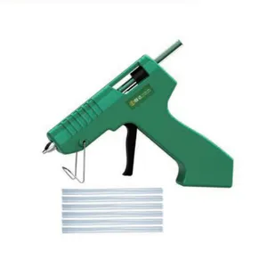 Mini Cordless Lithium Hot Glue Gun Kit,Rechargeable Wireless Glue Gun With 6pcs Φ7mm Glue Sticks & Anti-scald Silicone Tip Sleeve thumbnail-1