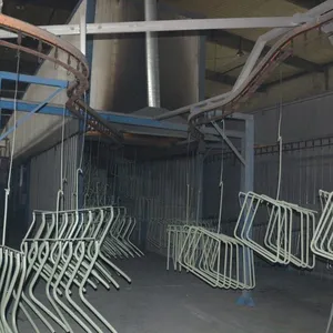 Automatic Electrostatic Powder Coating Spraying Line for Automotive Wheel Rims and Aluminum Profiles thumbnail-2