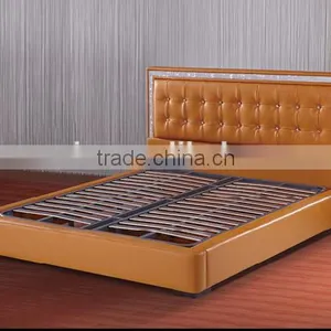 2016 New Factory 100% Real Leather Bed thumbnail-1
