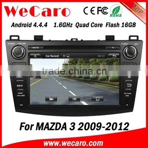 Wecaro in Dash Touch Screen Android 4.4.4 2 Din Car Dvd Player Car Multimedia System for Mazda 3 2009 2010 2011 2012 thumbnail-4