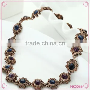 Fashion Jewelry Necklace For Lady Gemstone Luxury Necklace Short Jewelry thumbnail-1