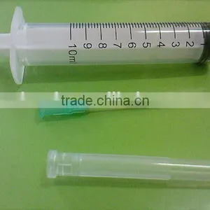 10cc/ml Luer Slip Disposable Syringe With Needle CE ISO thumbnail-1
