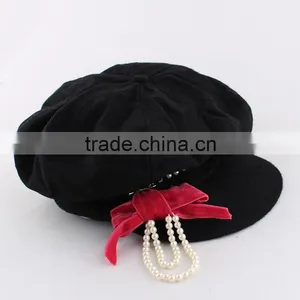 Ins 2015 New Products Kids Hats Casquette Hats Autumn and Winter Girls Hats With Pear thumbnail-2
